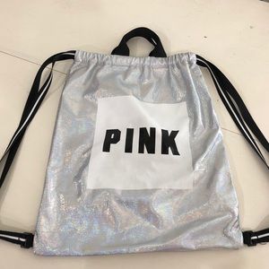 Victoria Secret Pink Drawstring Bag